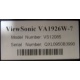 ViewSonic VA1926W-7 (Ивантеевка)