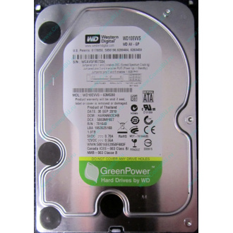 Б/У жёсткий диск 1Tb Western Digital WD10EVVS Green (WD AV-GP 1000 GB) 5400 rpm SATA (Ивантеевка)