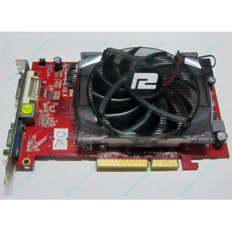 Б/У видеокарта 1Gb ATI Radeon HD4670 AGP PowerColor R73KG 1GBK3-P (Ивантеевка)